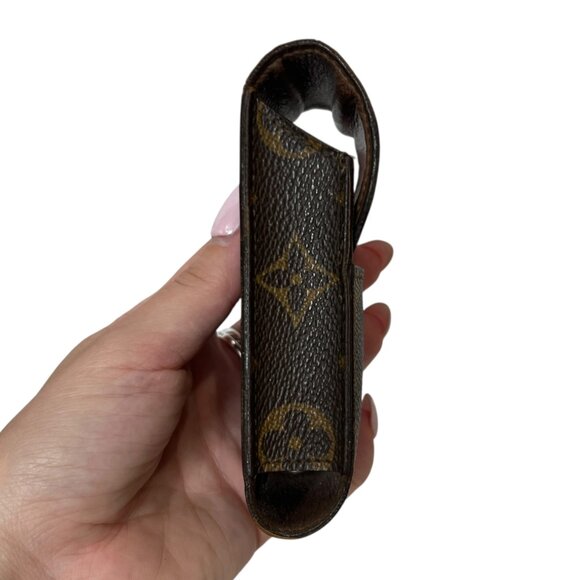 Louis Vuitton VINTAGE 1988 Brown Monogram Cigarette Case AS IS - Picture 3 of 12